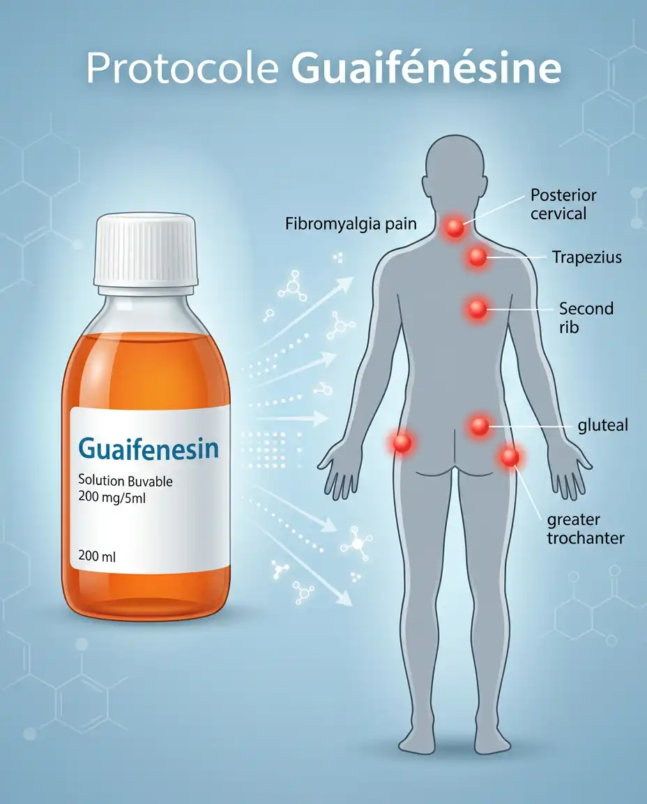 Le protocole guaïfénésine pour la fibromyalgie : mythe ou réalité ?